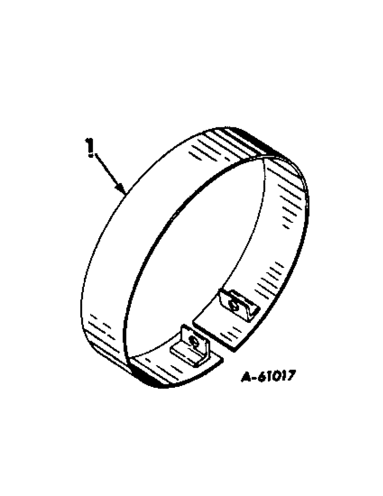 Схема запчастей Case IH 188 - (C-31[A]) - PRESS WHEEL BAND 