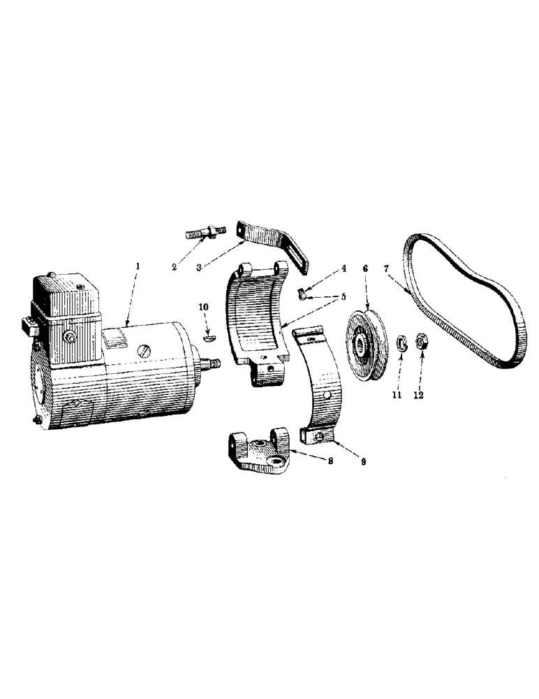 Схема запчастей Case IH FARMALL MV - (131) - ELECTRICAL SYSTEM, DIESEL ENGINE, GENERATOR, BOSCH "NO-BATTERY" TYPE, AND CONNECTIONS, SPECIAL (06) - ELECTRICAL SYSTEMS