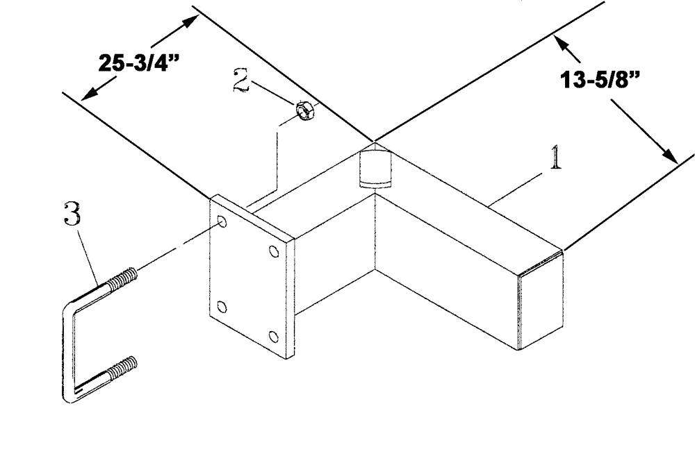 Схема запчастей Case IH NPX5300 - (39.100.05) - FRONT EXTENSION BAR (09) - CHASSIS/ATTACHMENTS