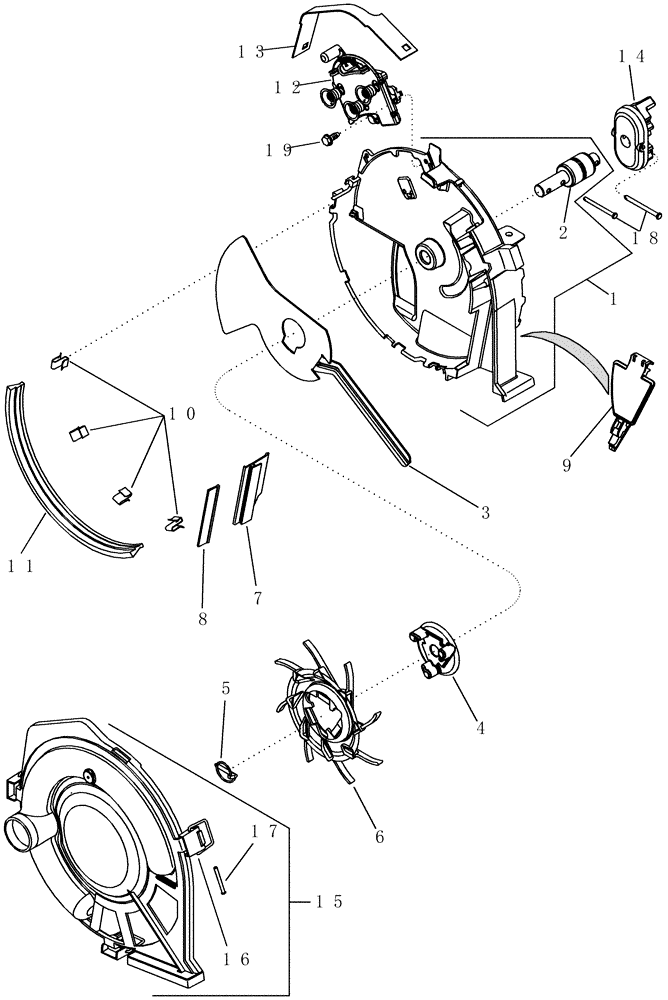 Схема запчастей Case IH 1200PT - (L.10.F[10]) - SEED METER ASSEMBLY (BSN CBJ0001596) L - Field Processing