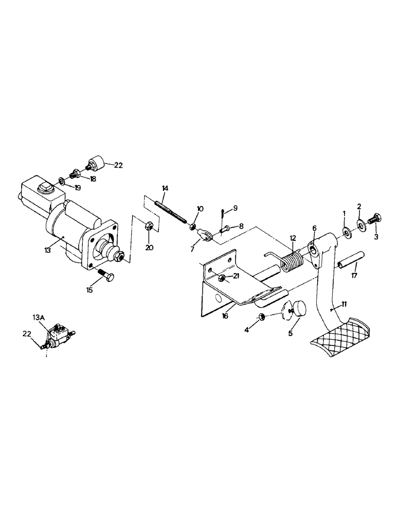 Схема запчастей Case IH PTA325 - (01-46) - BRAKE CONTROL, PTA MODELS (10) - CAB