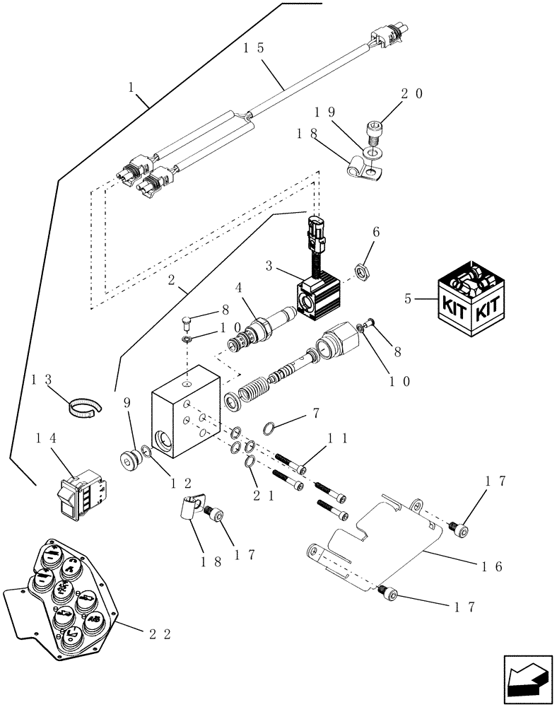 Схема запчастей Case IH 9120 - (44.200.13) - KIT, DUAL SPEED - POWERED REAR AXLE (44) - WHEELS