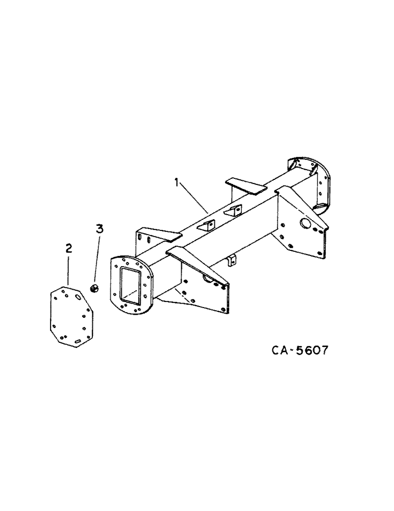 Схема запчастей Case IH 1460 - (07-06) - DRIVE TRAIN, MAIN AXLE Drive Train