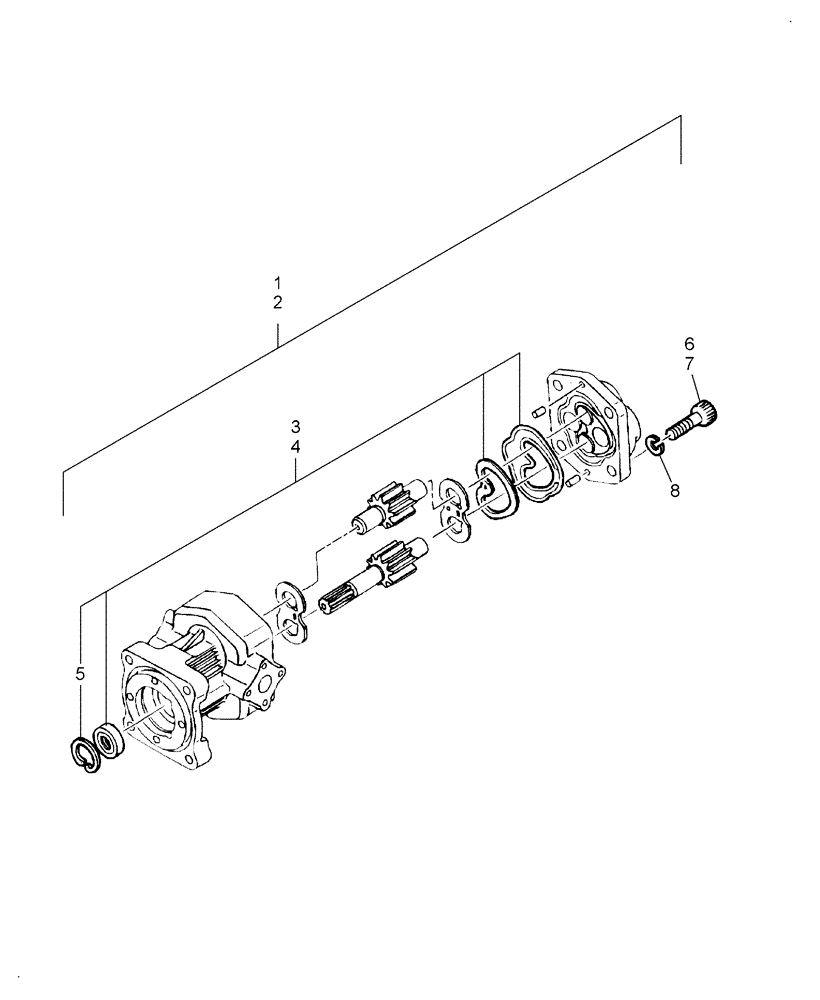 Схема запчастей Case IH D33 - (10A01) - HYDRAULIC PUMP (07) - HYDRAULIC SYSTEMS