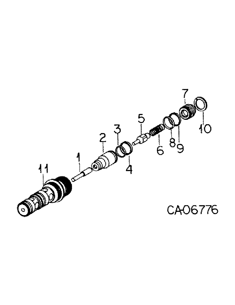 Схема запчастей Case IH 1586 - (10-30) - HYDRAULIC, DROP VALVE ASSY (07) - HYDRAULICS