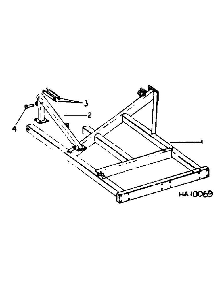 Схема запчастей Case IH 5500 - (D-03) - WING FRAME, SINGLE WING 