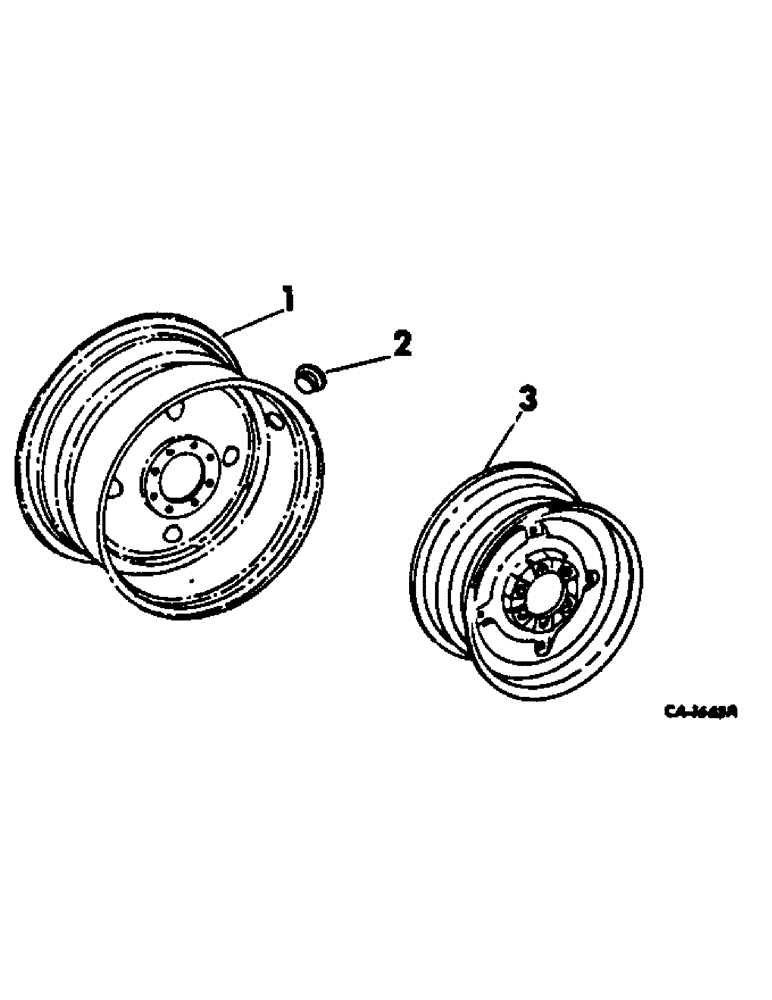 Схема запчастей Case IH 915 - (L-2) - WHEELS AND WHEEL WEIGHTS, MAIN AND GUIDE WHEEL RIM Wheels & Wheel Weights