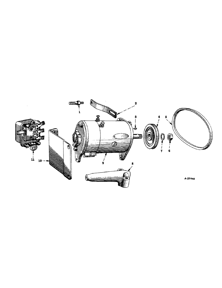 Схема запчастей Case IH 450-SERIES - (179) - ELECTRICAL SYSTEM, DIESEL ENGINE, GENERATOR AND CONNECTIONS (06) - ELECTRICAL SYSTEMS