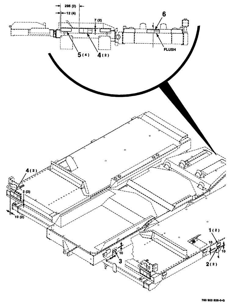 Схема запчастей Case IH 8575 - (10-034) - DECALS AND LOCATION DIAGRAM Accumulator