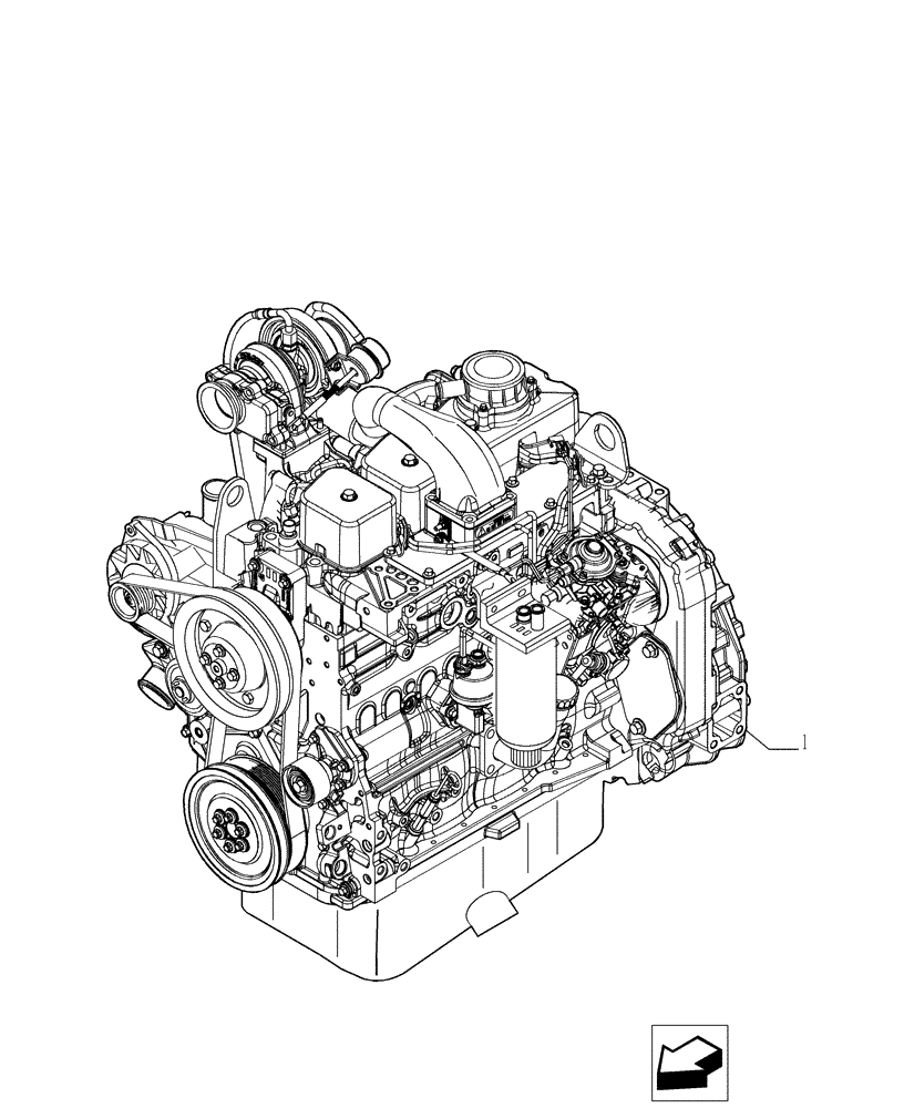 Схема запчастей Case IH P70 - (0.02.1/1[01]) - ENGINE - P85 (02) - ENGINE