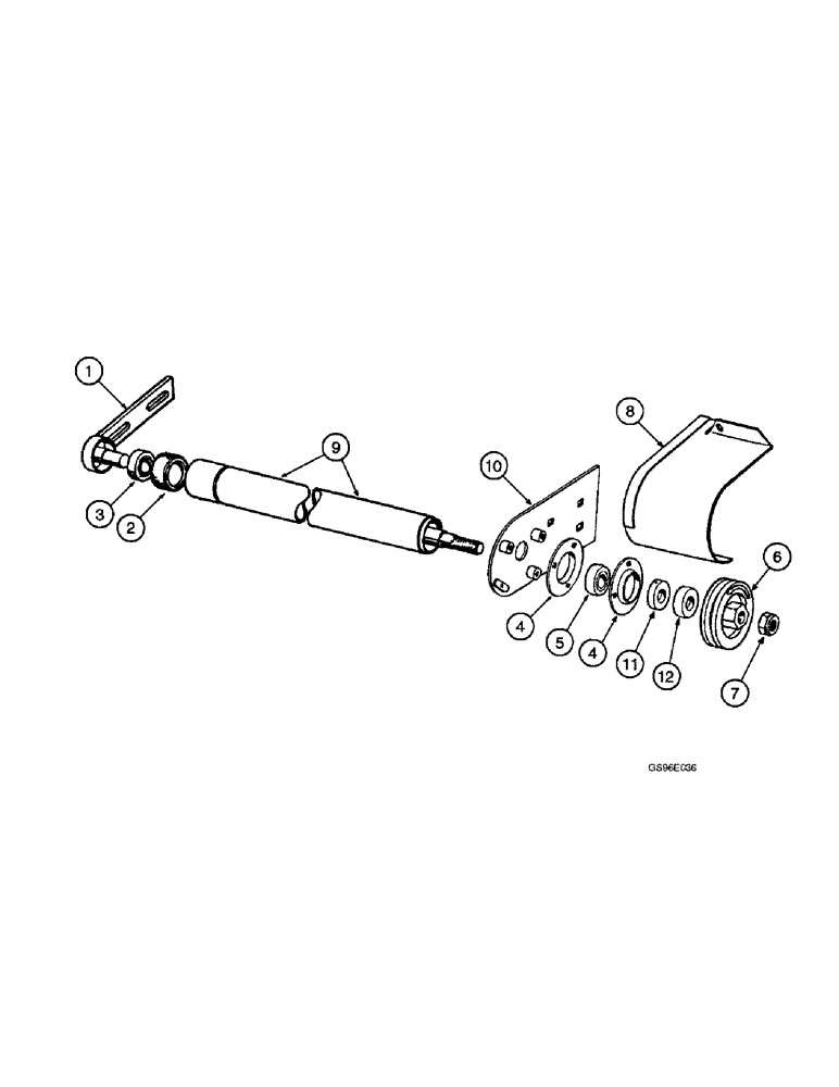 Схема запчастей Case IH INTERNATIONAL - (3-16) - CONVEYOR DRIVE ROLLER AND SHIELD 10.5, 12.5, 14.5, 16.5, 19.5 AND 24.5 FOOT HEADERS (03) - MAIN GEARBOX