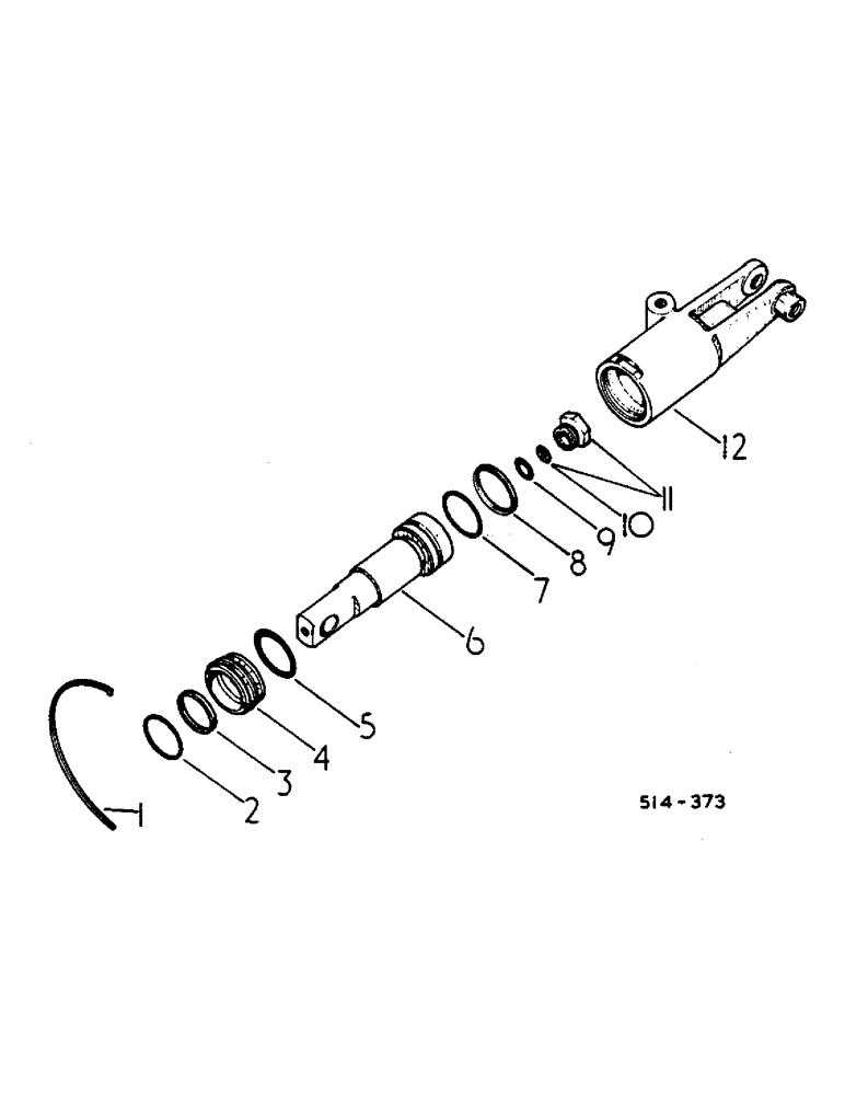 Схема запчастей Case IH HYDRO 84 - (07-11) - DRIVE TRAIN, MOTOR SERVO CYLINDER, HYDRO 84 TRACTORS (04) - Drive Train