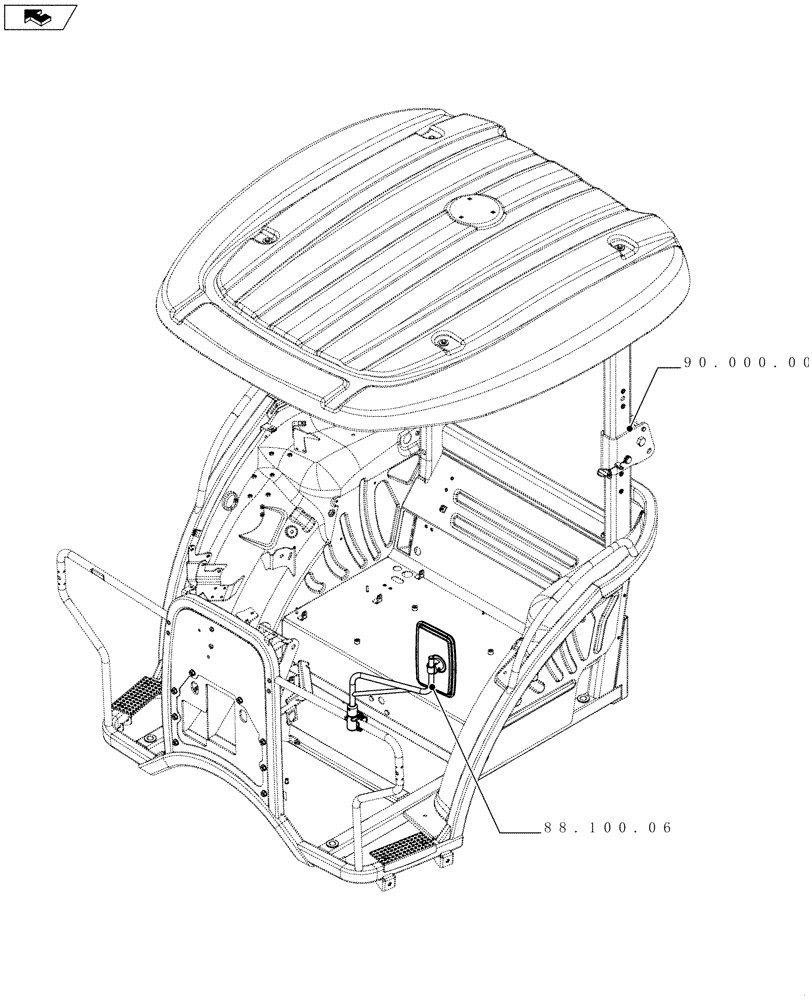 Схема запчастей Case IH FARMALL 75C - (88.000.00[02]) - PICTORIAL INDEX - ACCESSORIES (88) - ACCESSORIES