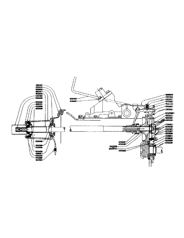 Схема запчастей Case IH DC-SERIES - (138) - POWER TAKE OFF ASSEMBLY, "DC" TRACTOR, "D" TRACTOR FOR ENGLAND, PRIOR TO TRACTOR NUMBER 4607033 (06) - POWER TRAIN