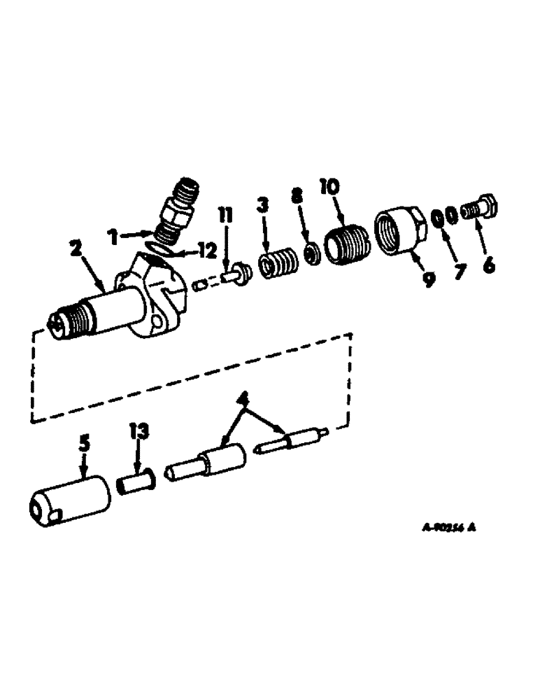 Схема запчастей Case IH D-179 - (A-22) - INJECTION NOZZLE 