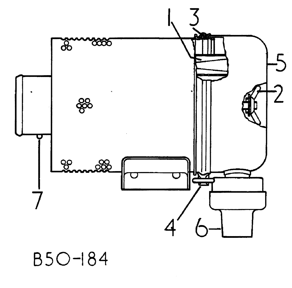 Схема запчастей Case IH 885 - (12-006) - AIR CLEANER - DONALDSON Power