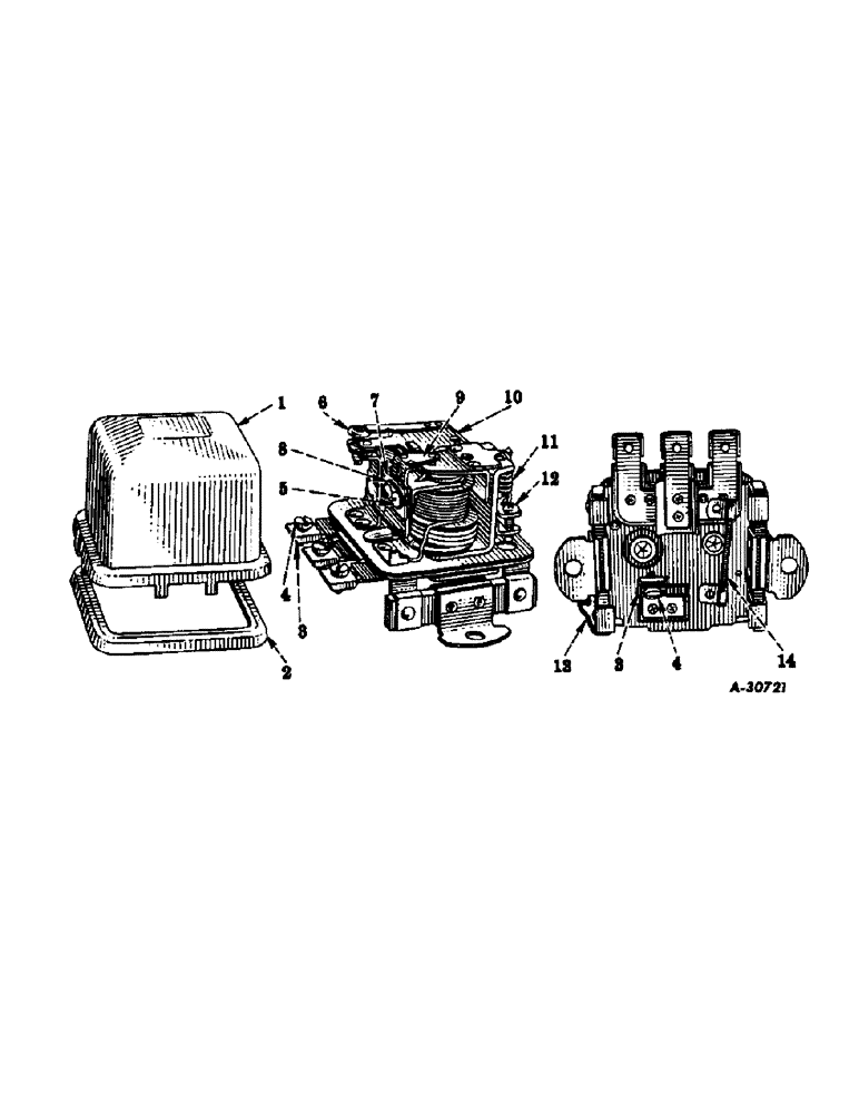 Схема запчастей Case IH SUPER A-1 - (114) - ELECTRICAL SYSTEM, VOLTAGE REGULATOR, DELCO-REMY (06) - ELECTRICAL SYSTEMS