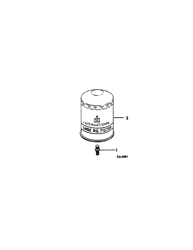 Схема запчастей Case IH C-146 - (D-31) - LUBRICATING OIL FILTER, MACHINES W/SERIAL NO. 16553 AND ABOVE 