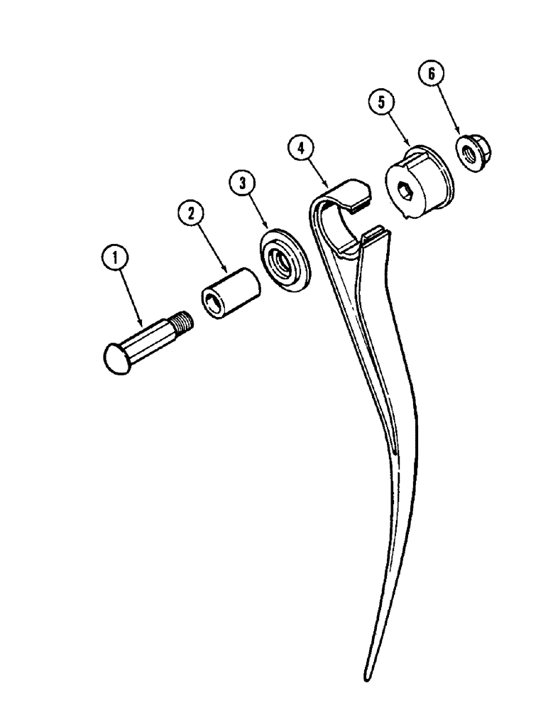 Схема запчастей Case IH 1020 - (9A-20) - AUXILIARY PICKUP TINE, 6 BAT REEL WITH PLASTIC TINES (09) - CHASSIS/ATTACHMENTS