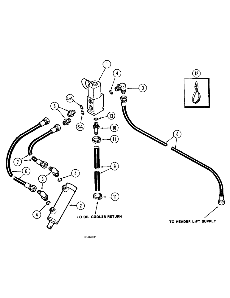 Схема запчастей Case IH 1660 - (8-66) - SEPARATOR CLUTCH SYSTEM, MODULAR CONTROLS (07) - HYDRAULICS