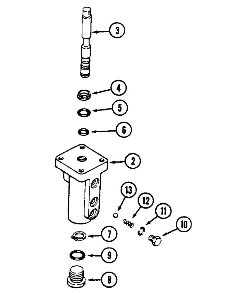 Схема запчастей Case IH 2090 - (7-346) - DIFFERENTIAL LOCK VALVE (07) - BRAKES