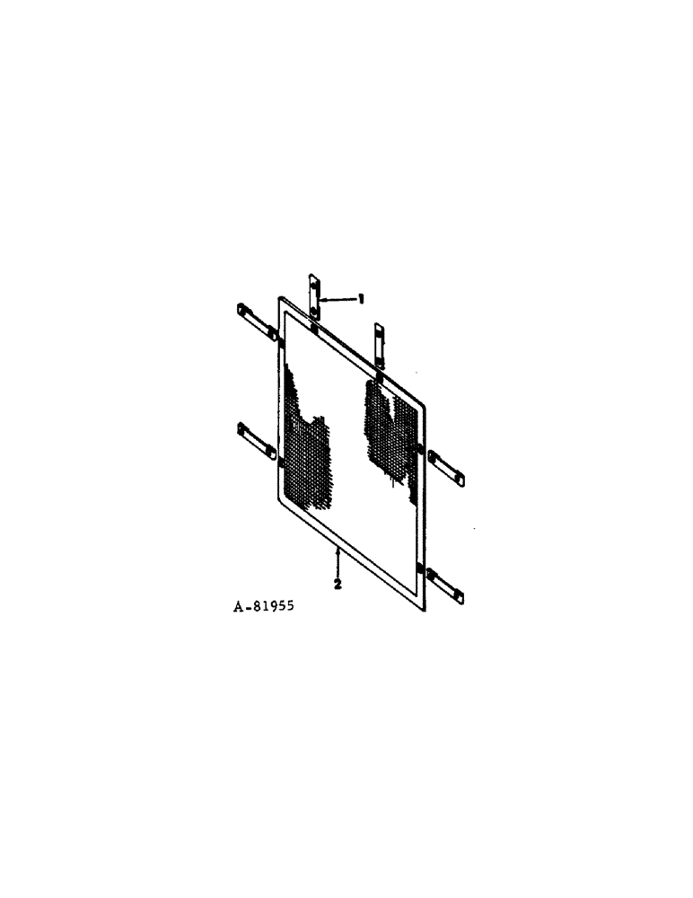 Схема запчастей Case IH 666 - (06-03[A]) - COOLING, RADIATOR AUXILIARY SCREEN Cooling