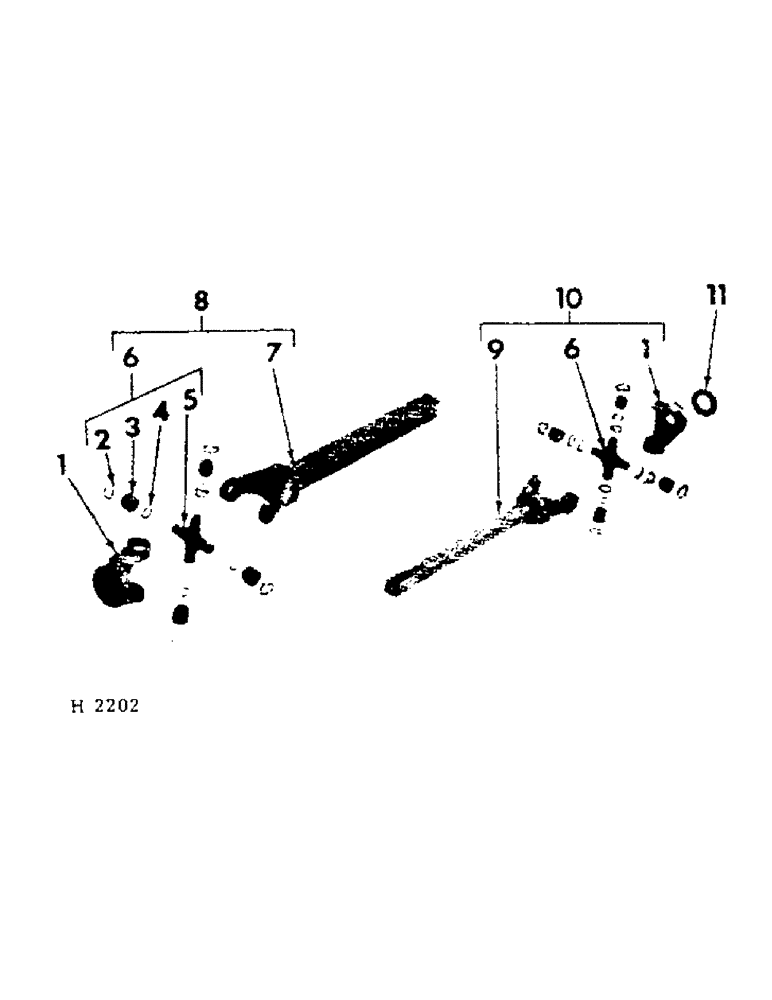 Схема запчастей Case IH 201 - (A-071) - UNIVERSAL JOINT, ROCKWELL STANDARD, AUGER PLATFORM, NOT CANVAS OR GREEN PEA BAR PLATFORM (31) - IMPLEMENT POWER TAKE OFF