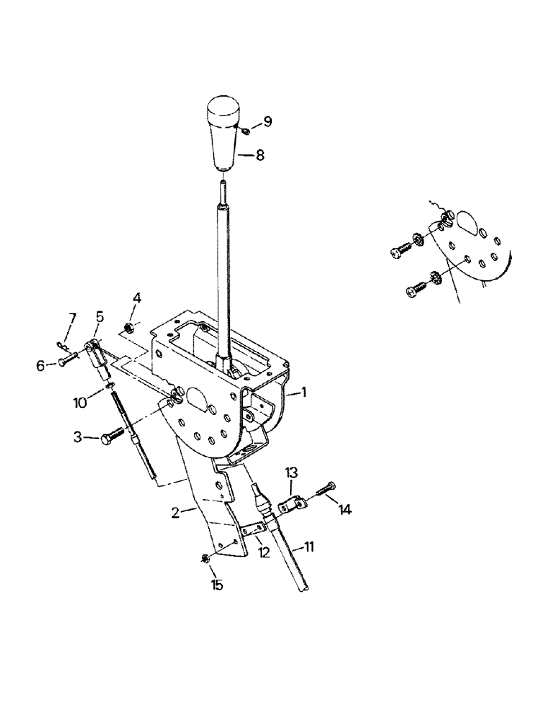 Схема запчастей Case IH KP-1400 - (01-34) - THROTTLE CONTROL ASSEMBLY (10) - CAB