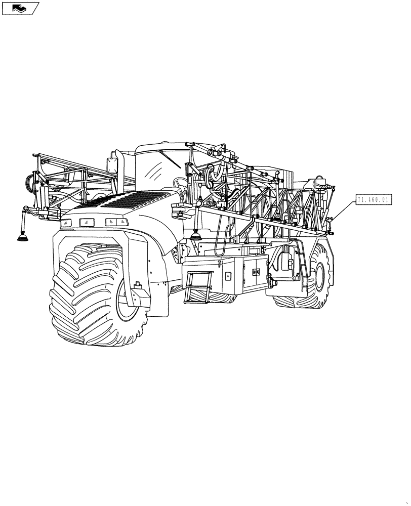 Схема запчастей Case IH 610 - (00.000.71) - PICTORIAL INDEX - LUBRICATION (00) - GENERAL & PICTORIAL INDEX