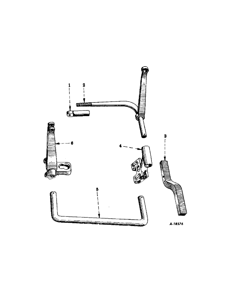 Схема запчастей Case IH AV-144 - (L-28[A]) - UNIVERSAL MOUNTING FRAME, LEFT FRONT FRAME 