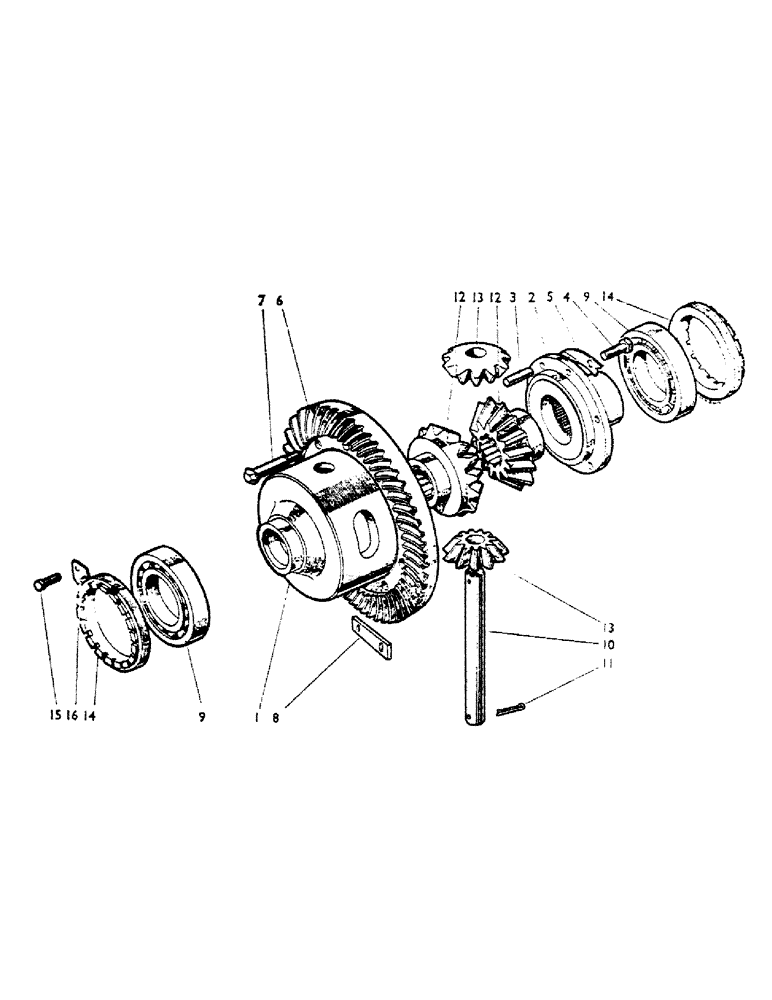 Схема запчастей Case IH 990A - (32) - DIFFERENTIAL Gearbox