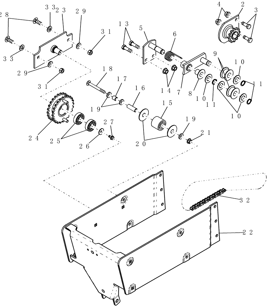 Схема запчастей Case IH 1200PT - (L.10.F[01]) - ADVANCED SEED METER DRIVE (BSN CBJ026002) L - Field Processing