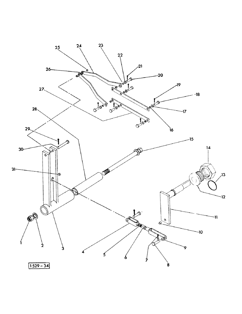 Схема запчастей Case IH 1529 - (060) - PIVOT ARM 