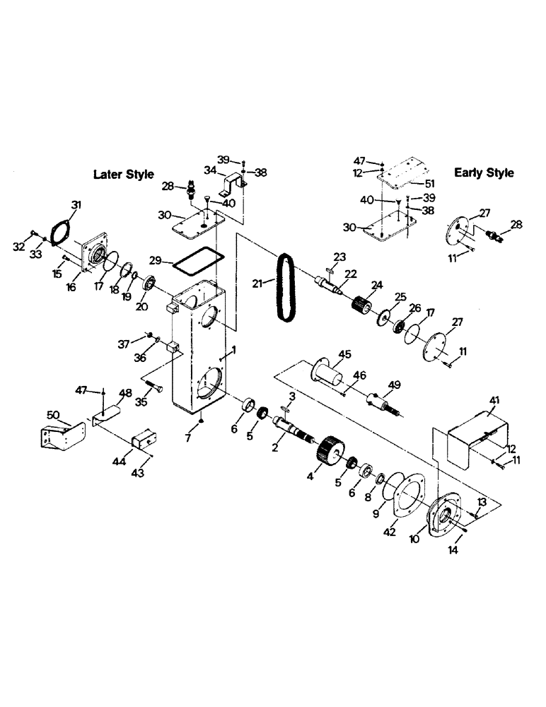 Схема запчастей Case IH PTA310 - (10-04) - PTO CHAINCASE & MOUNTING Options & Miscellaneous