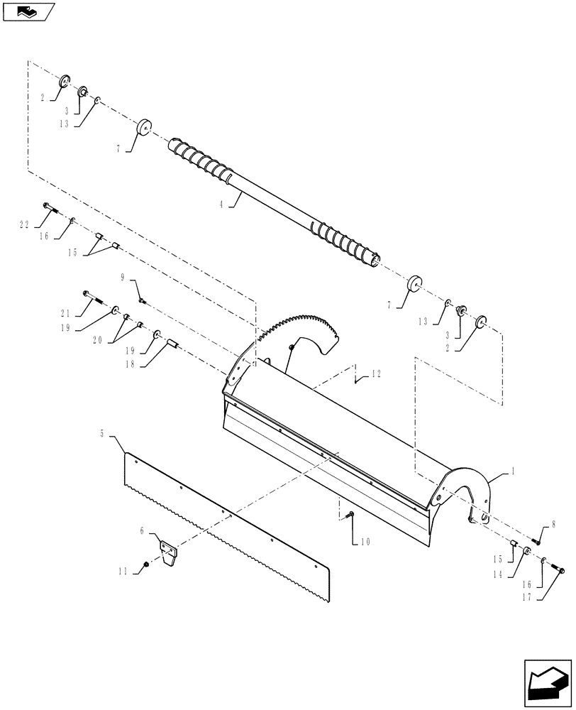 Схема запчастей Case IH RB565 - (68.170.AA[02]) - NET WRAP DUCKBILL (68) - TYING/WRAPPING