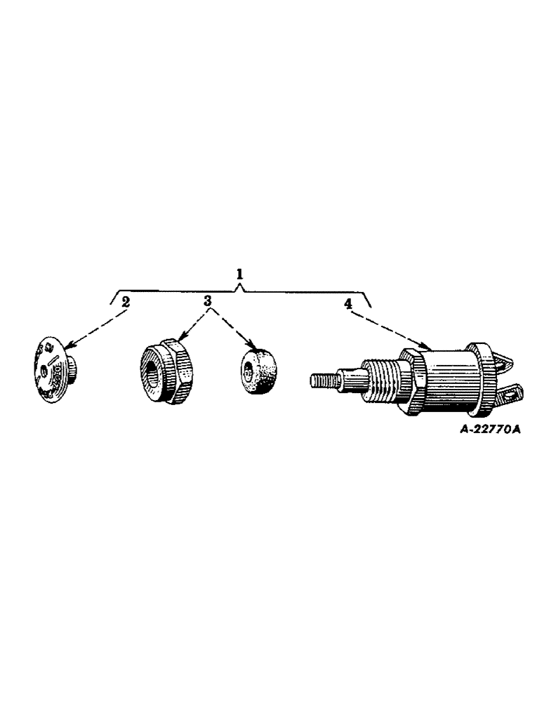 Схема запчастей Case IH FARMALL H - (047) - ELECTRICAL SYSTEM, BATTERY IGNITION SWITCH (06) - ELECTRICAL SYSTEMS