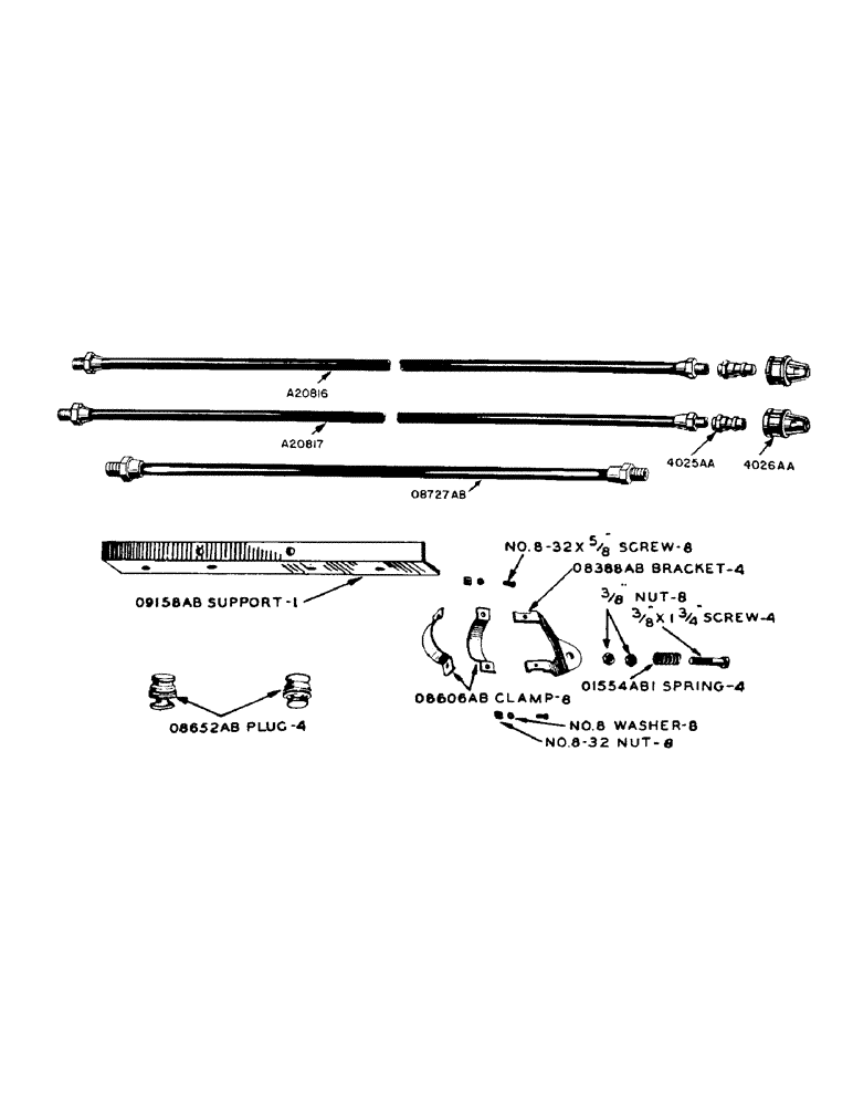 Схема запчастей Case IH 940 - (2-117) - HYDRAULIC CONTROL UNIT, HOSES FOR PORTABLE CYLINDER (08) - HYDRAULICS