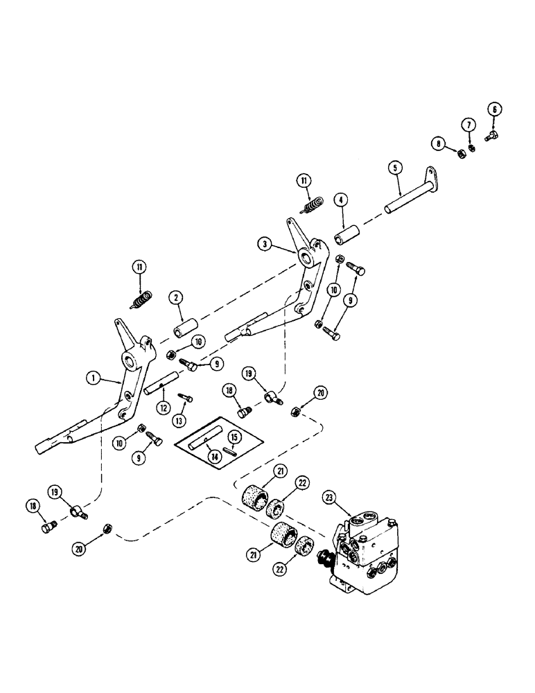 Схема запчастей Case IH 1370 - (146) - POWER ASSIST BRAKE SYSTEM, BRAKE PEDALS AND CIRCUITRY (07) - BRAKES