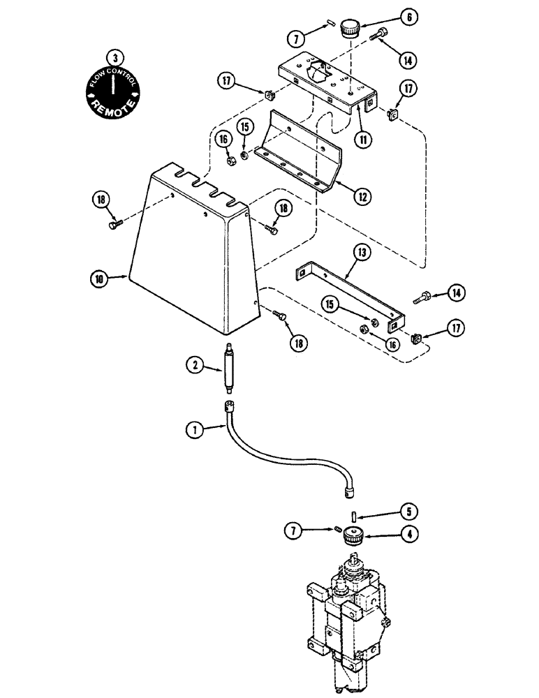 Схема запчастей Case IH 2090 - (8-394) - REMOTE HYDRAULICS, REMOTE FLOW CONTROL KITS (08) - HYDRAULICS