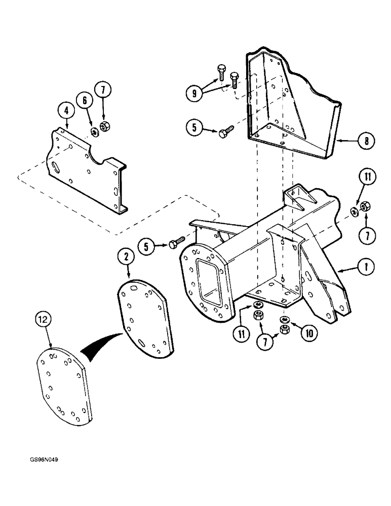 Схема запчастей Case IH 2144 - (6-38) - DRIVE AXLE (03) - POWER TRAIN