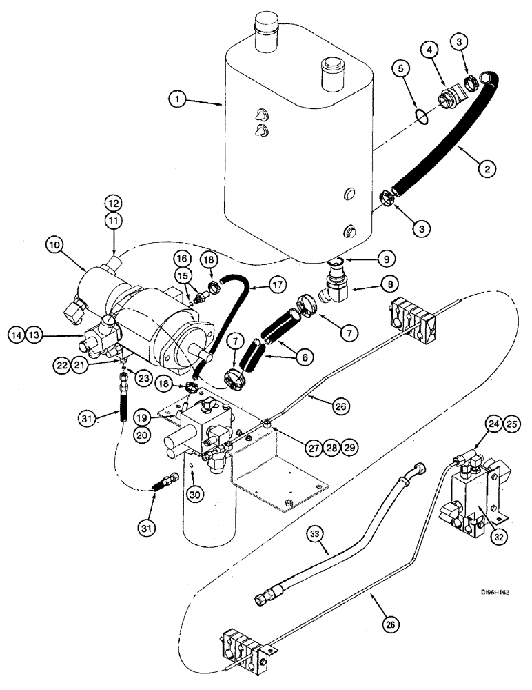 Схема запчастей Case IH 2188 - (8-20) - AUXILIARY PUMP SUPPLY SYSTEM (07) - HYDRAULICS