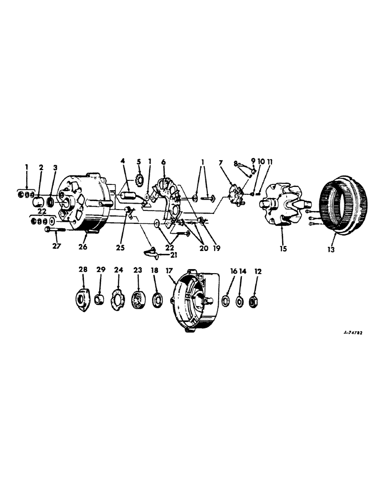 Схема запчастей Case IH 504 - (091) - ELECTRICAL SYSTEM, ALTERNATOR GENERATOR (06) - ELECTRICAL SYSTEMS