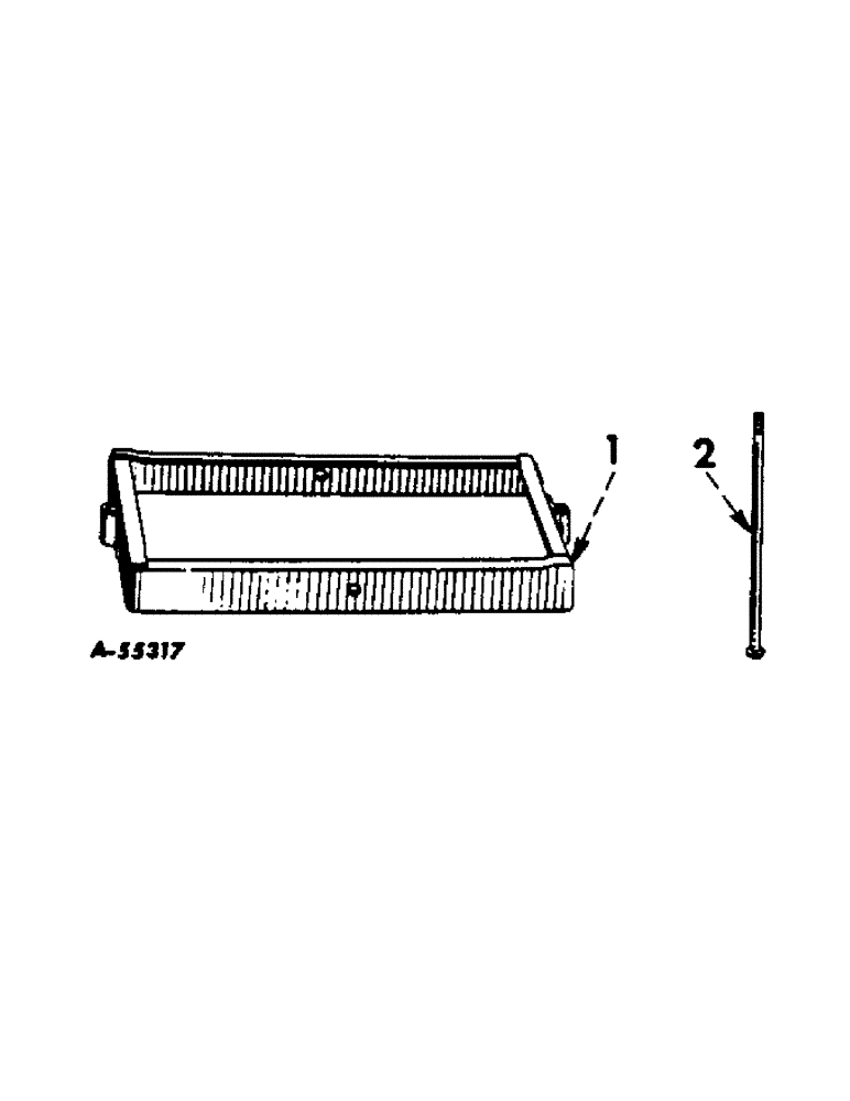 Схема запчастей Case IH 460 - (081) - ELECTRICAL SYSTEM, BATTERY HOLDER, FARMALL 460 SERIES (06) - ELECTRICAL SYSTEMS