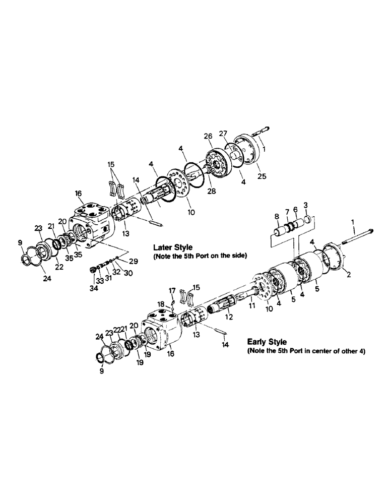 Схема запчастей Case IH ST325 - (08-14) - STEERING CONTROL VALVES (07) - HYDRAULICS