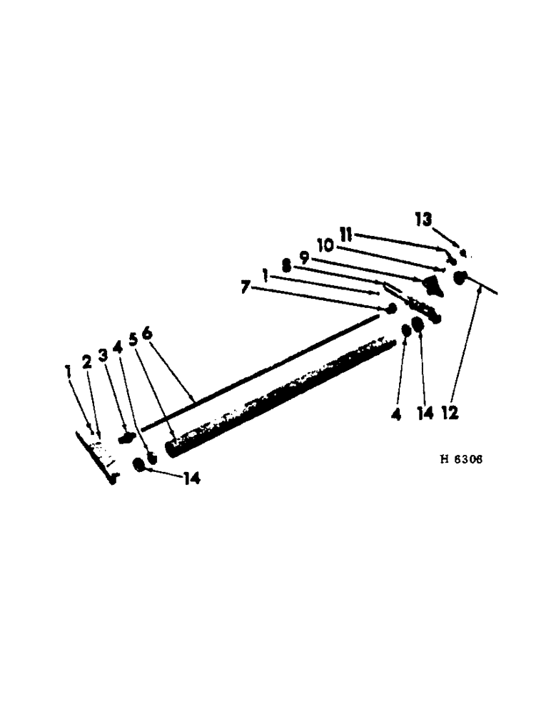 Схема запчастей Case IH 201 - (A-090[A]) - PLATFORM IDLER ROLLER, CANVAS AND PEA BAR PLATFORM, NOT AUGER PLATFORM (58) - ATTACHMENTS/HEADERS