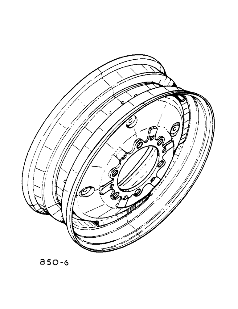 Схема запчастей Case IH 585 - (15-002) - FRONT WHEELS Wheels & Traction