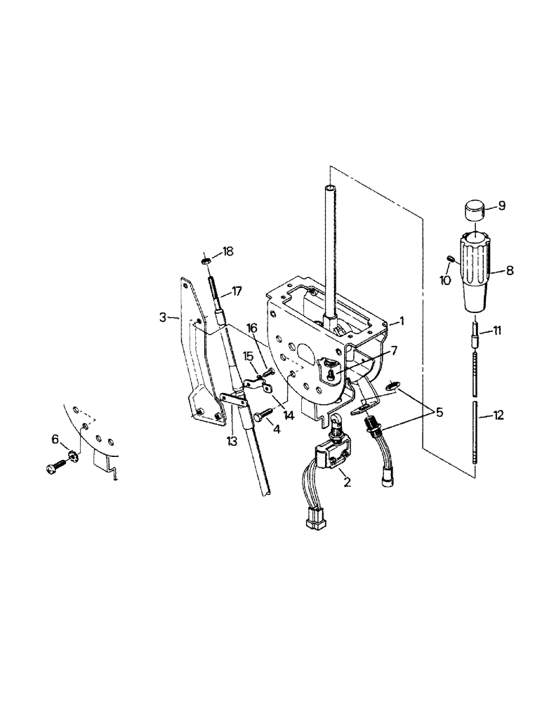 Схема запчастей Case IH CP-1360 - (01-39) - PTO CONTROL ASSEMBLY (10) - CAB