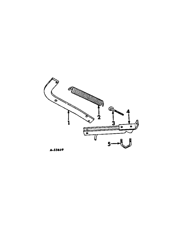 Схема запчастей Case IH LIQUID - (B-59) - LIQUID FERTILIZERS, ATTACHING ARM SPRING LOADER APPLICATOR 