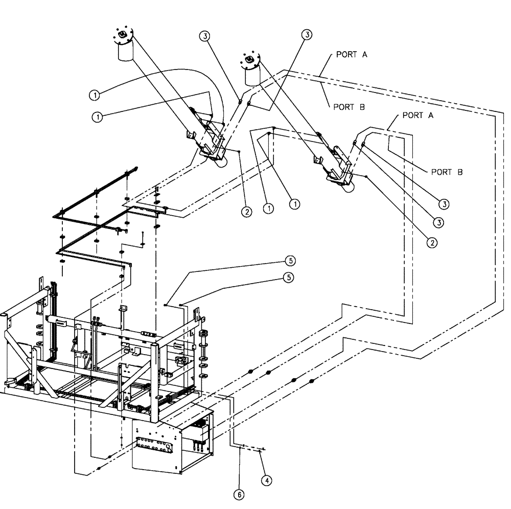 Схема запчастей Case IH FLX810 - (02-041) - 6” AUGER FITTING GROUP, DOUBLE & TRIPLE BIN, 37 & 50 CU. FT Bin Group