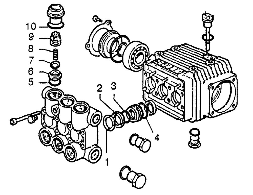 Схема запчастей Case IH FLX810 - (12-004) - PRESSURE WASHER WATER PUMP Pressure Washer